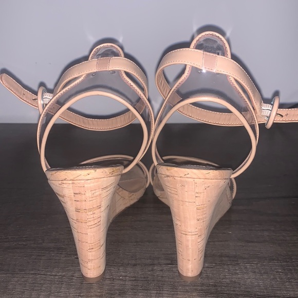 Aquazurra Minimalist PVC & Leather Wedges, Size 37.5 EU / 7 US - Picture 4 of 7